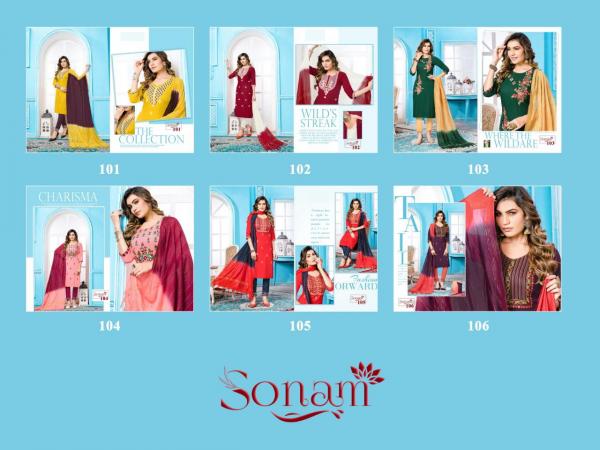 New Riyaa Sonam 1 Designer Rayon Designer readymade Collection